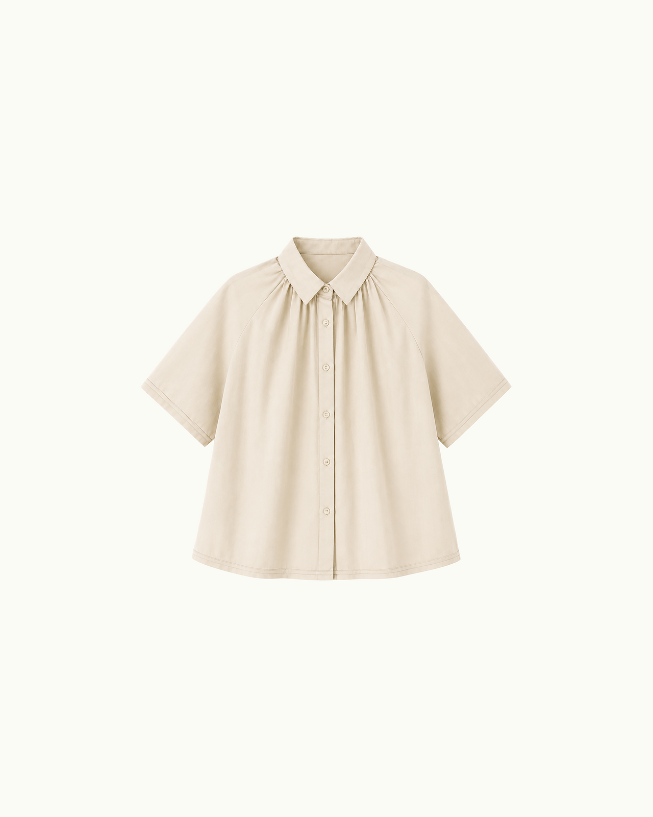 Paula Top - Handwoven Woven Checks Silk + Modal