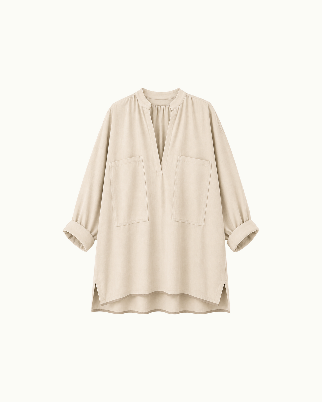 Catherine Top - Ikat - Handwoven Cotton