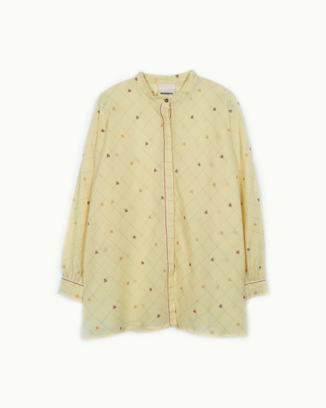 Handwoven Jamdani Olive Shirt