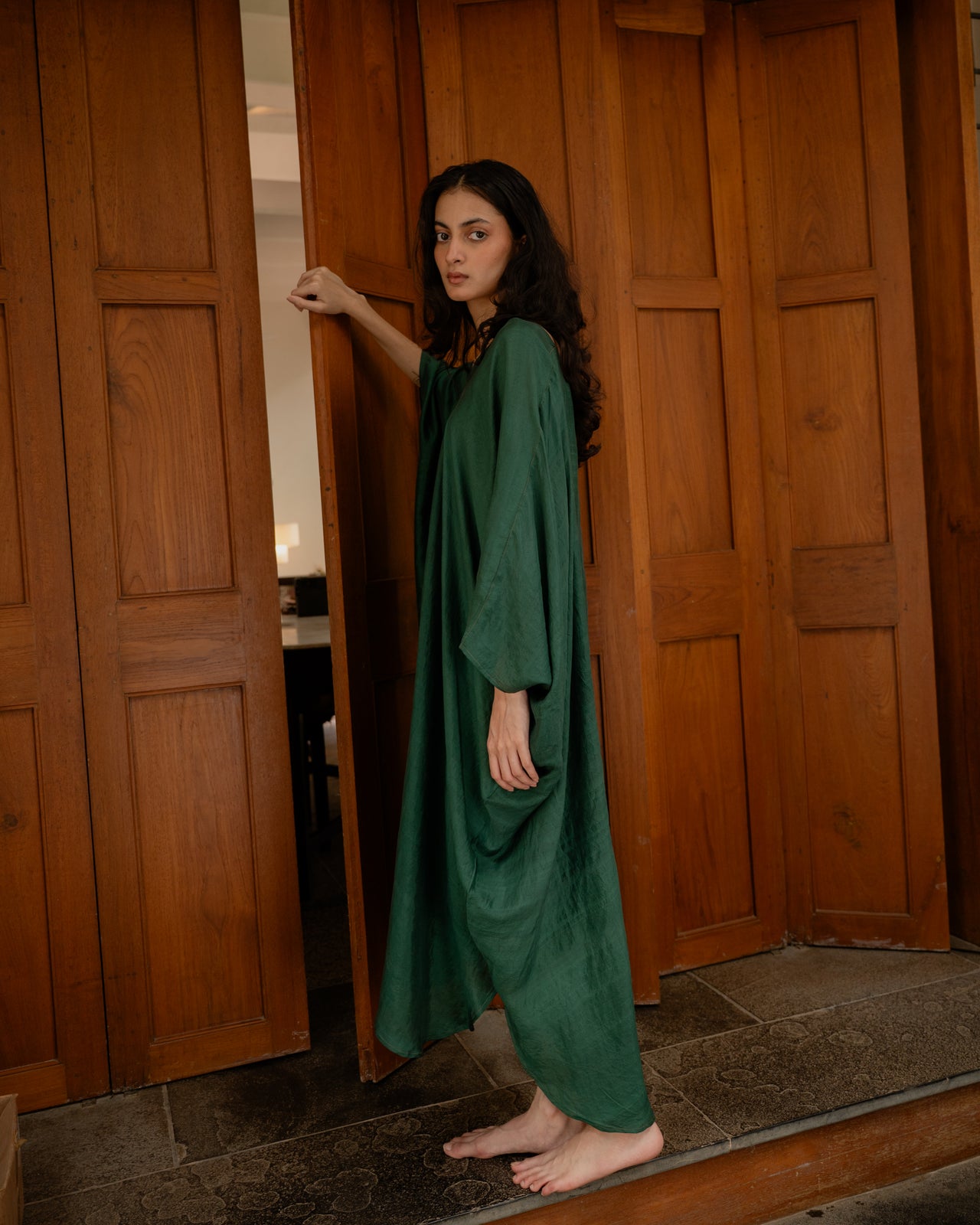 Pondy Kaftan - Forest Green