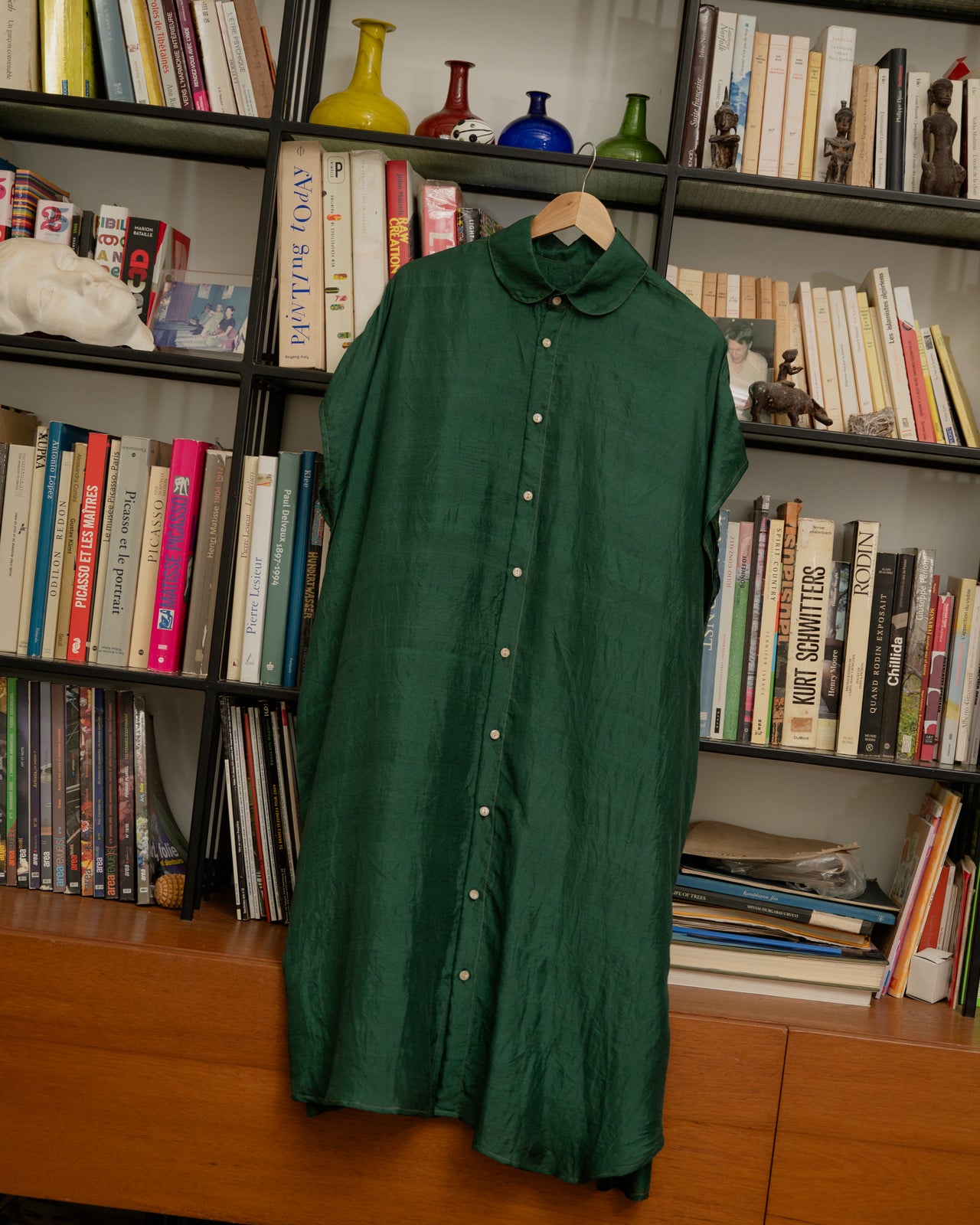 Shirt Dress - Forest Green