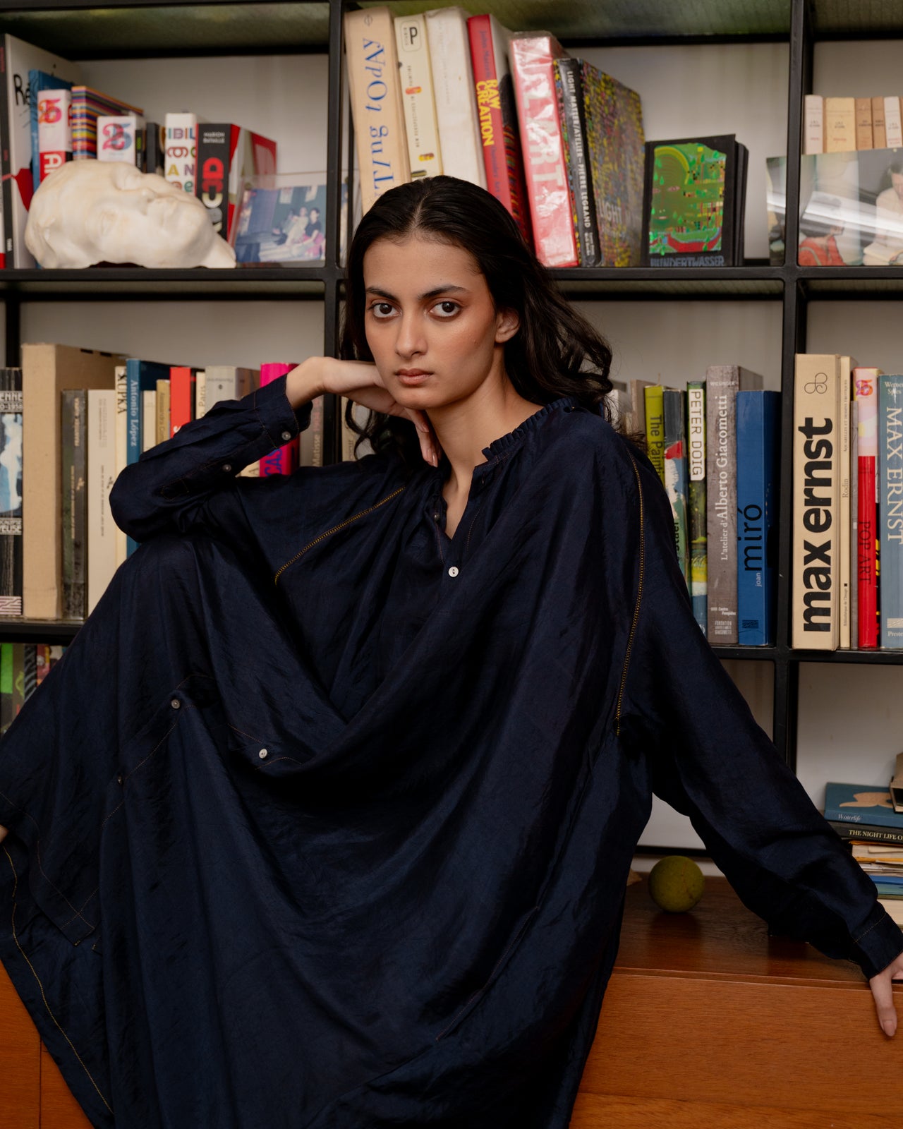 Carol Dress - Night Blue