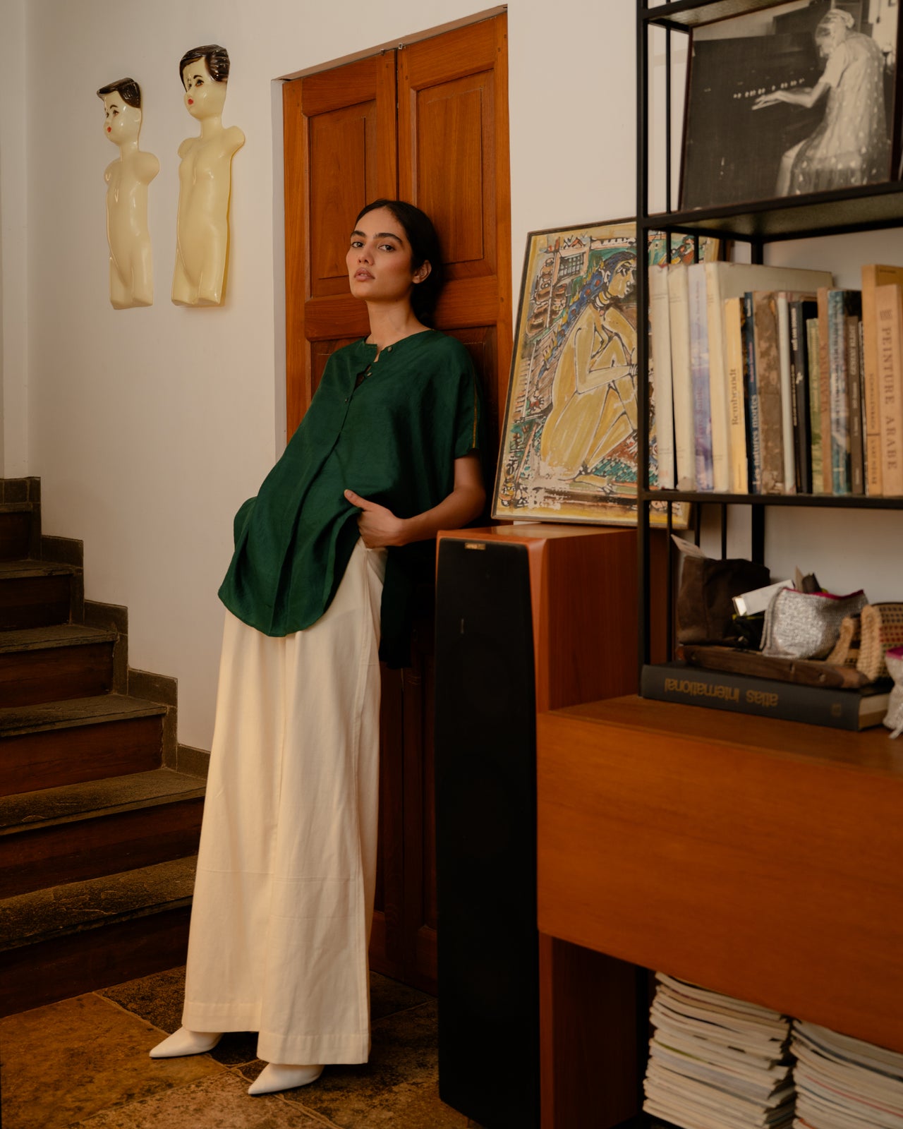 Daisy Top - Forest Green