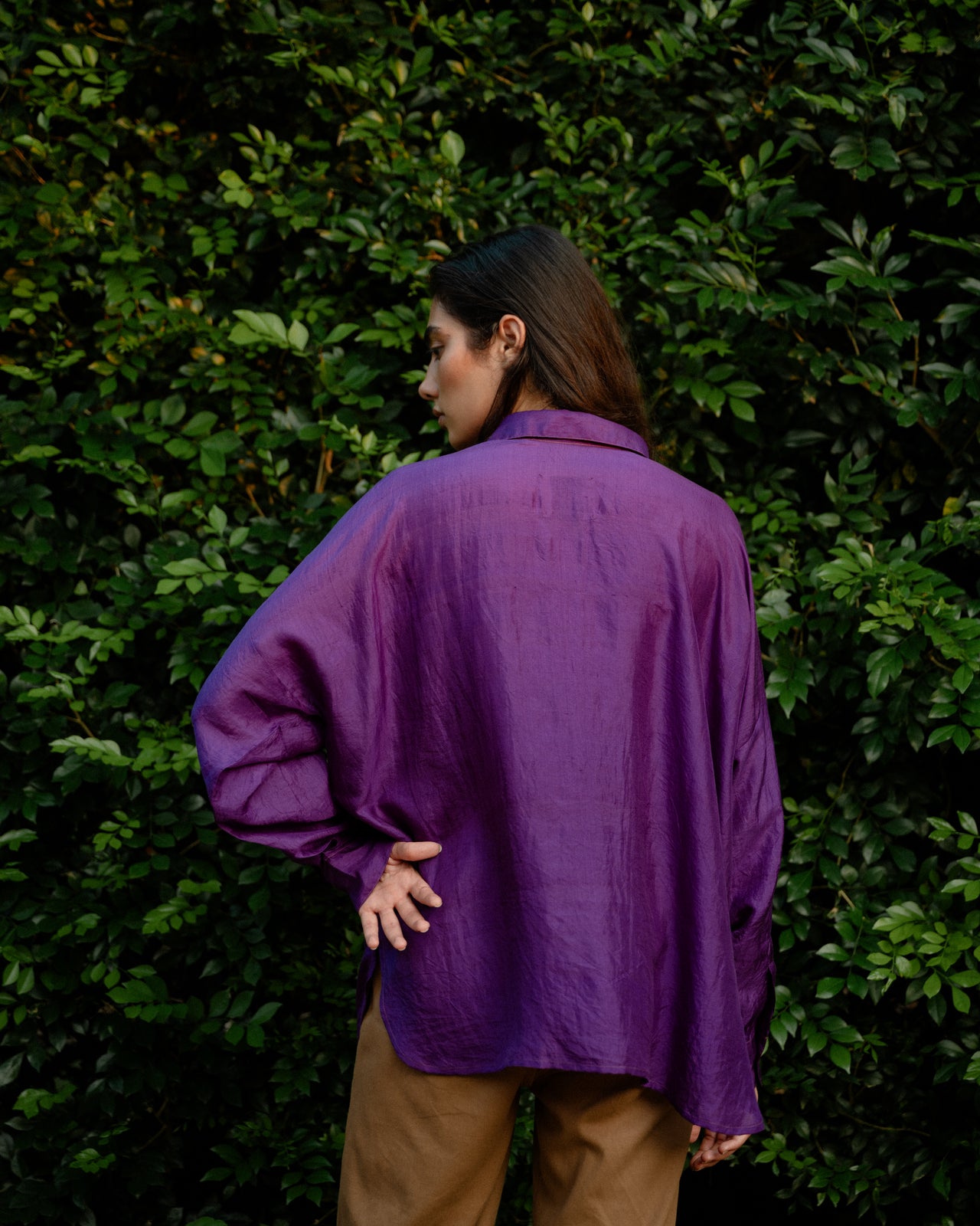 Boyfriend Shirt - Purple