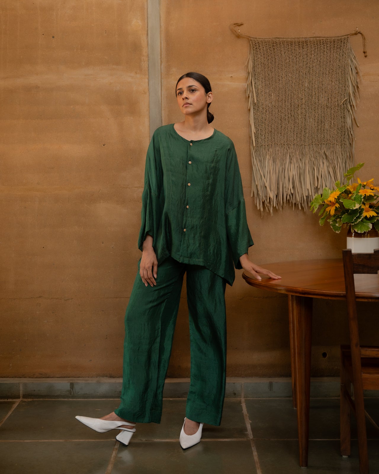 Zanna Top - Forest Green