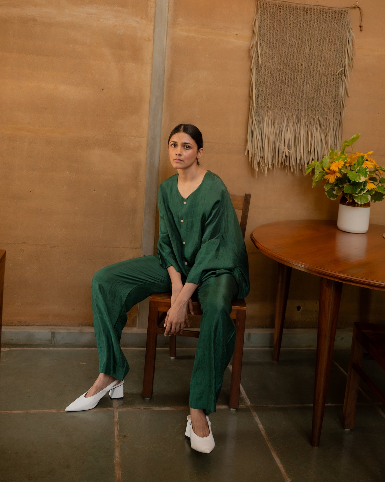 Zanna Top - Forest Green