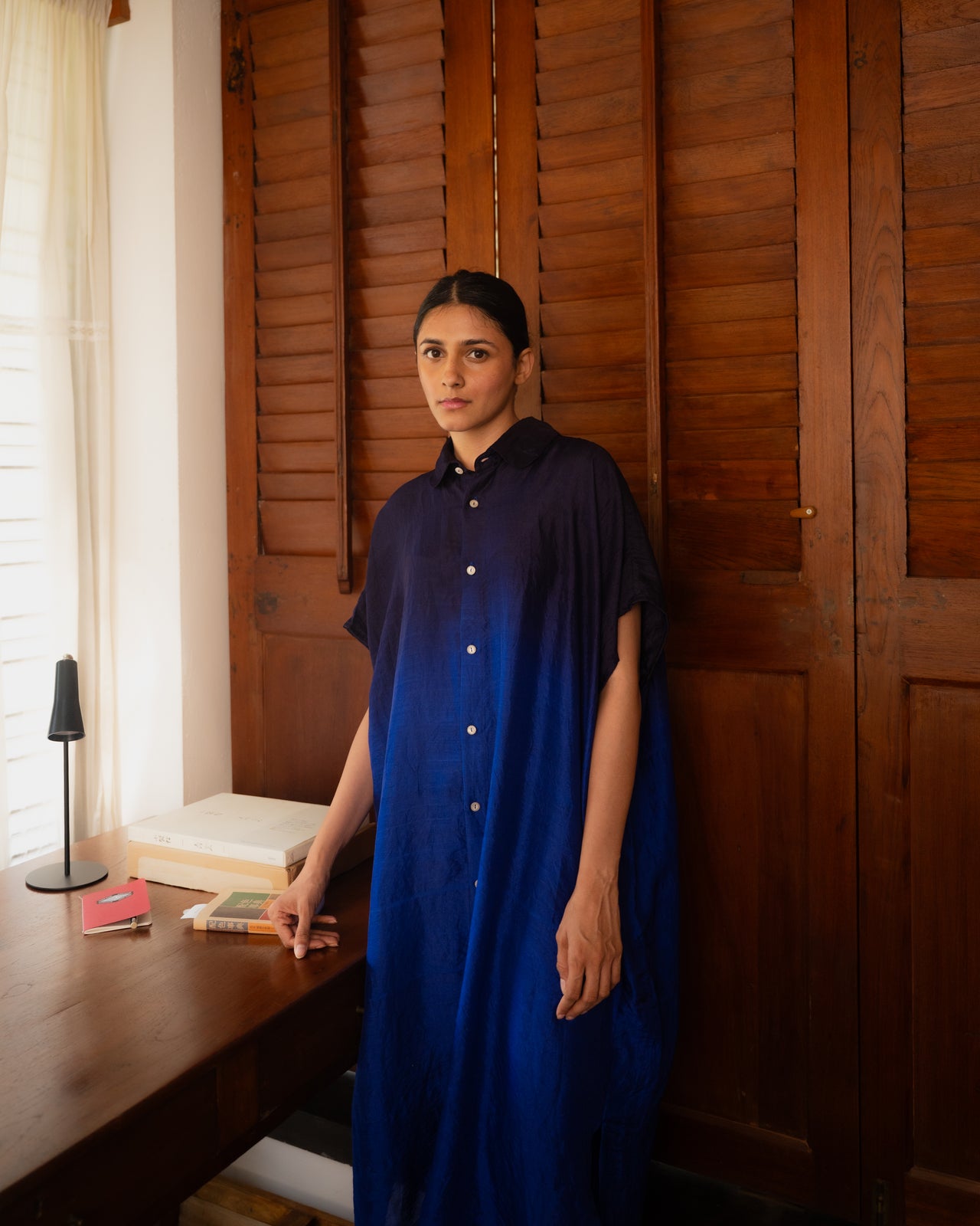Shirt Dress - Blue Ombre