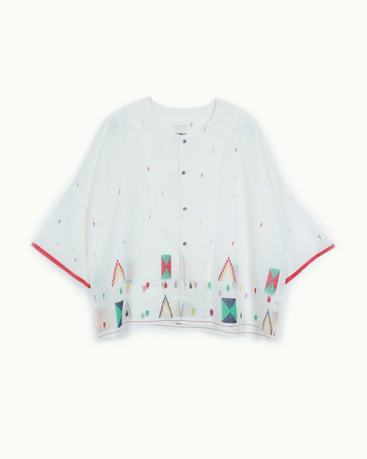 Handwoven Jamdani Romain Rolland Top