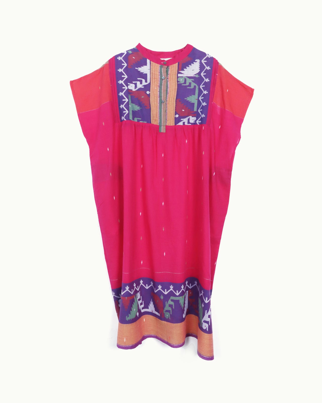 Handwoven Jamdani Syl Kaftan