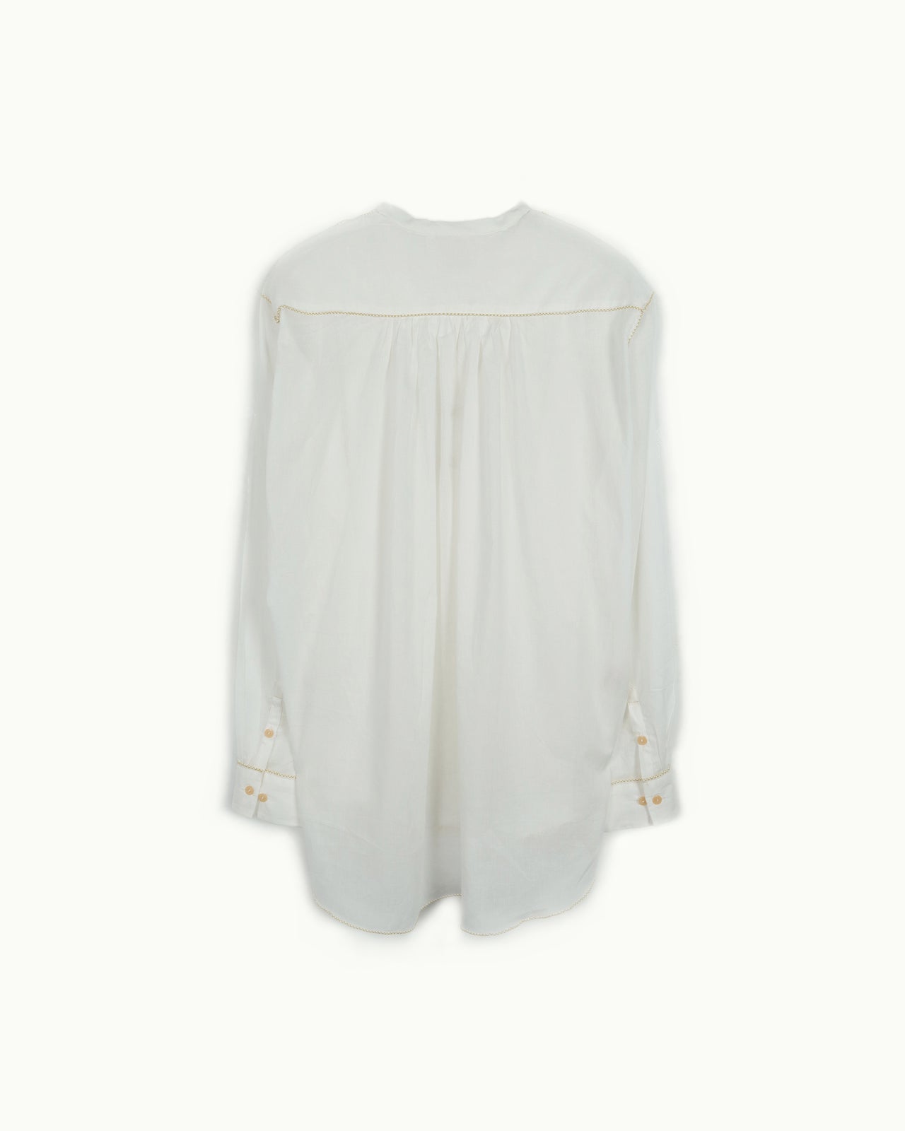 TR Look 17 Embroidered Shirt - Yellow