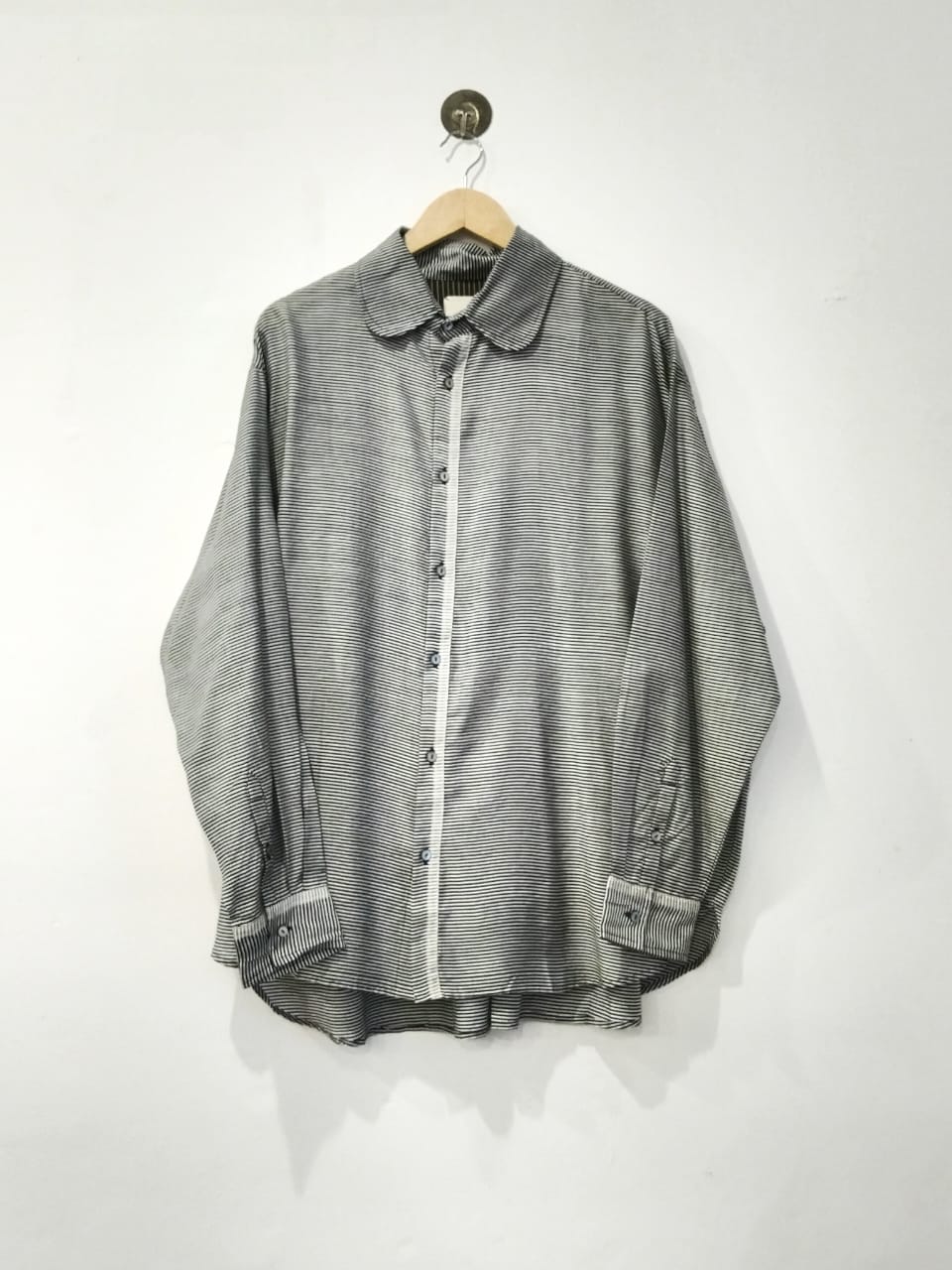 Boyfriend Shirt Silk Stripes