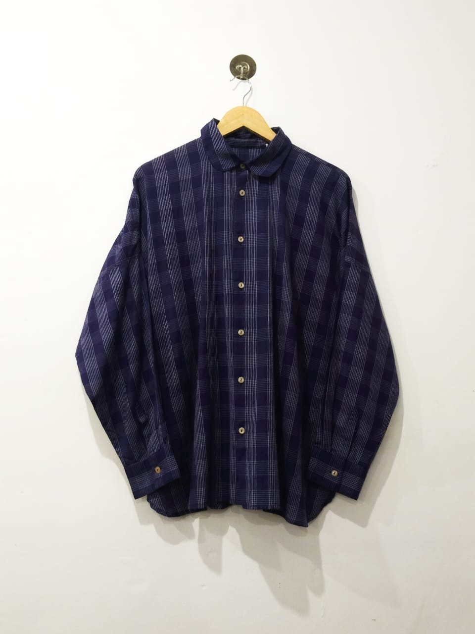 Kala Cotton Handwoven Boxy Shirt - 15% OFF