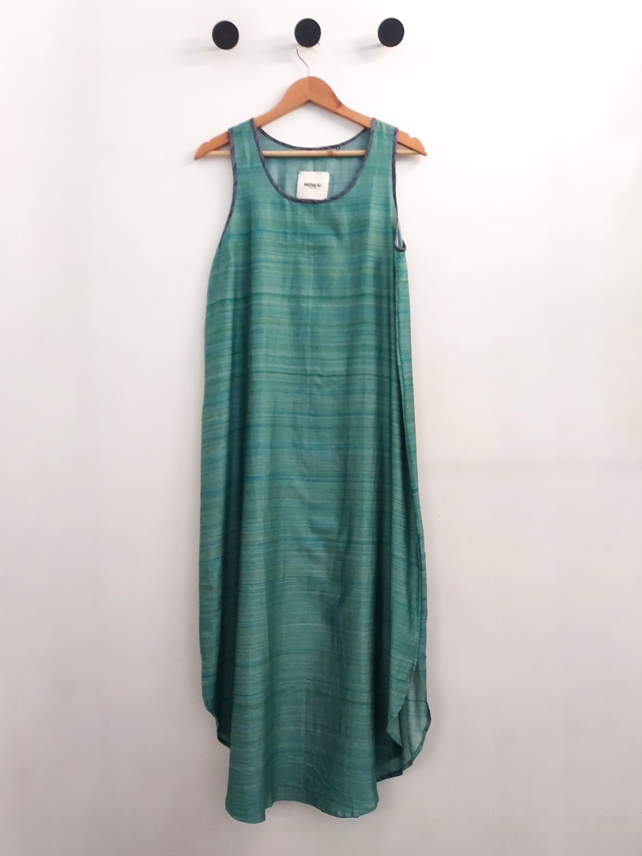 Slip Dress Silk Cotton Striped - 50% OFF