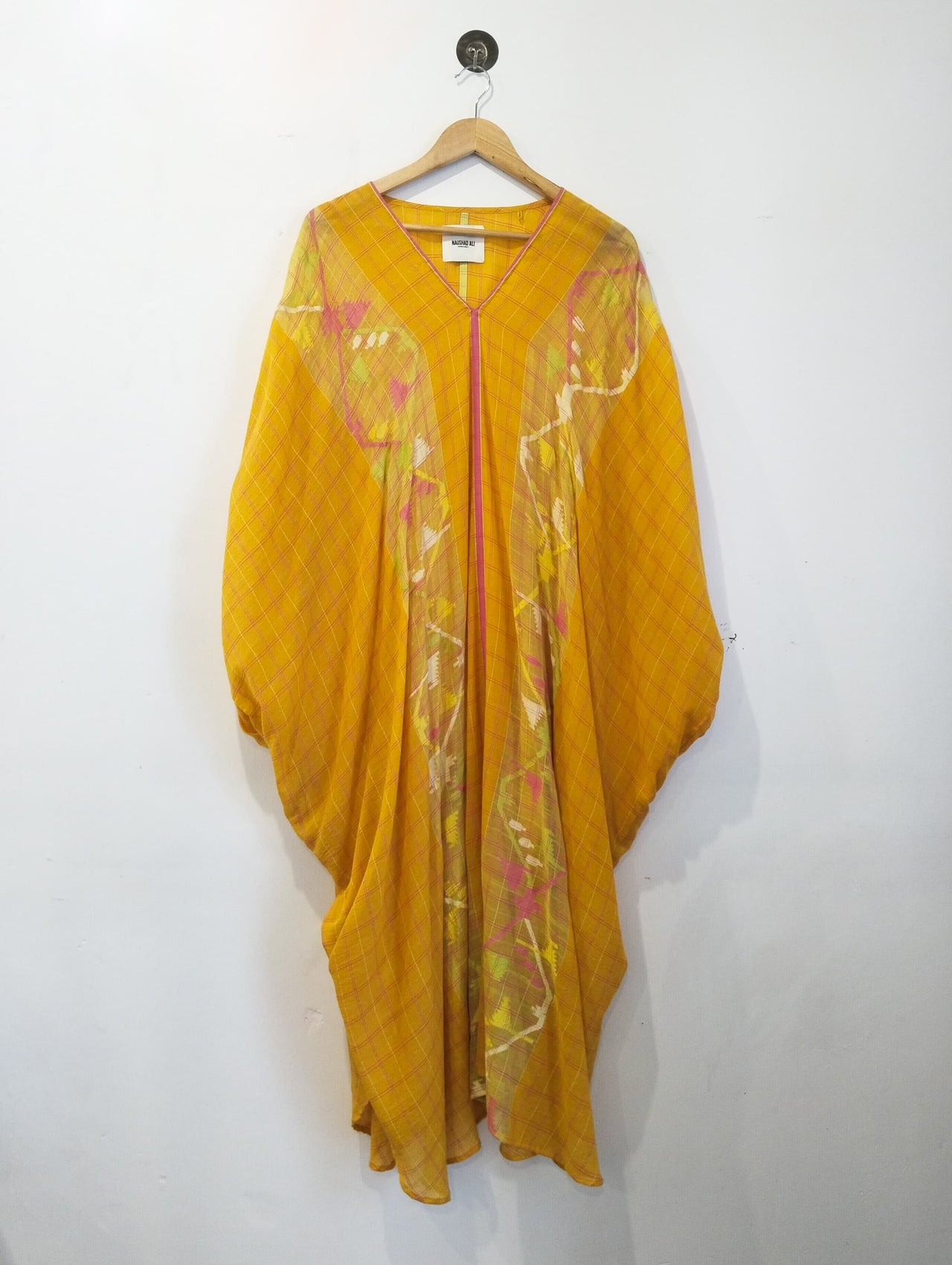 Handwoven Jamdani Pondy Kaftan