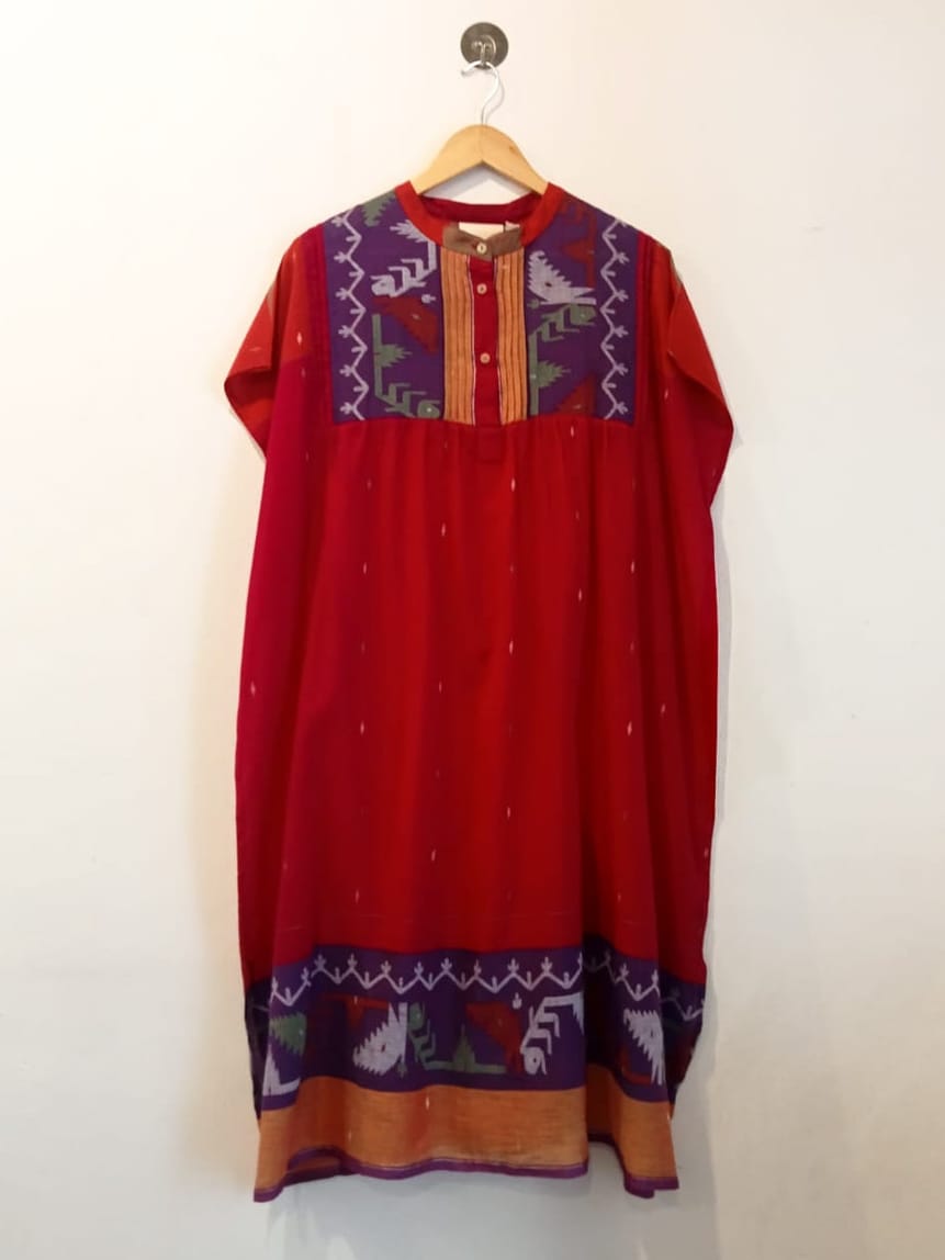 Handwoven Jamdani Kaftan