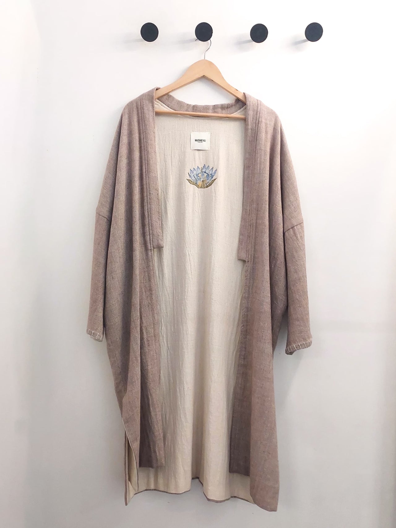 Embroidered Pondicherry Jacket Long - 10% OFF