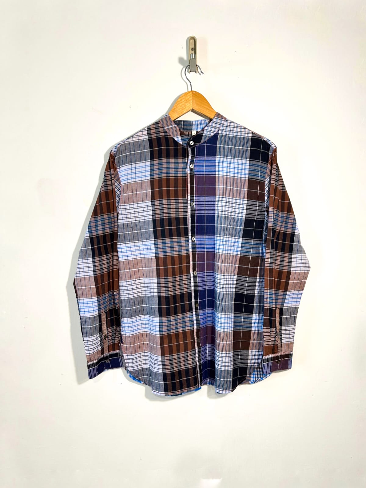 Hand woven lungi Goodfella shirt