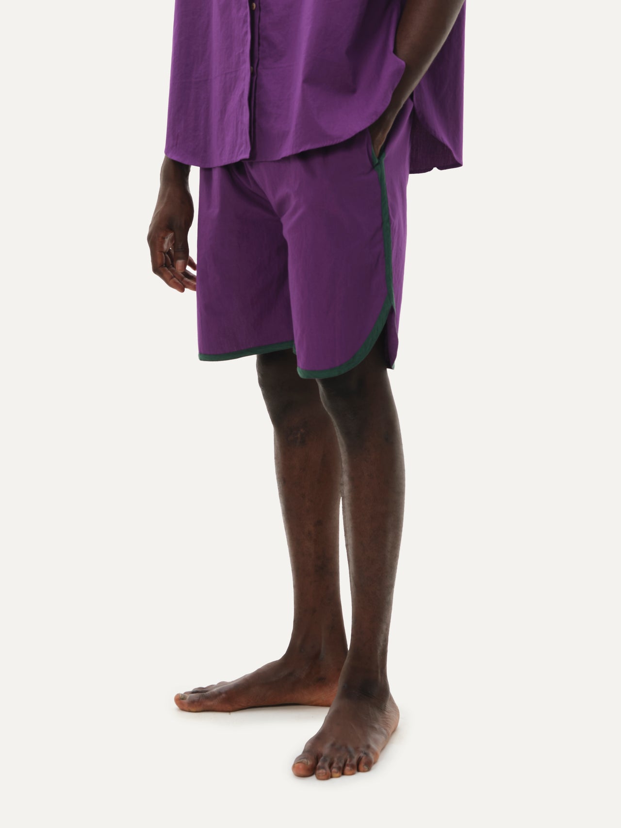 Casual shorts - Grape