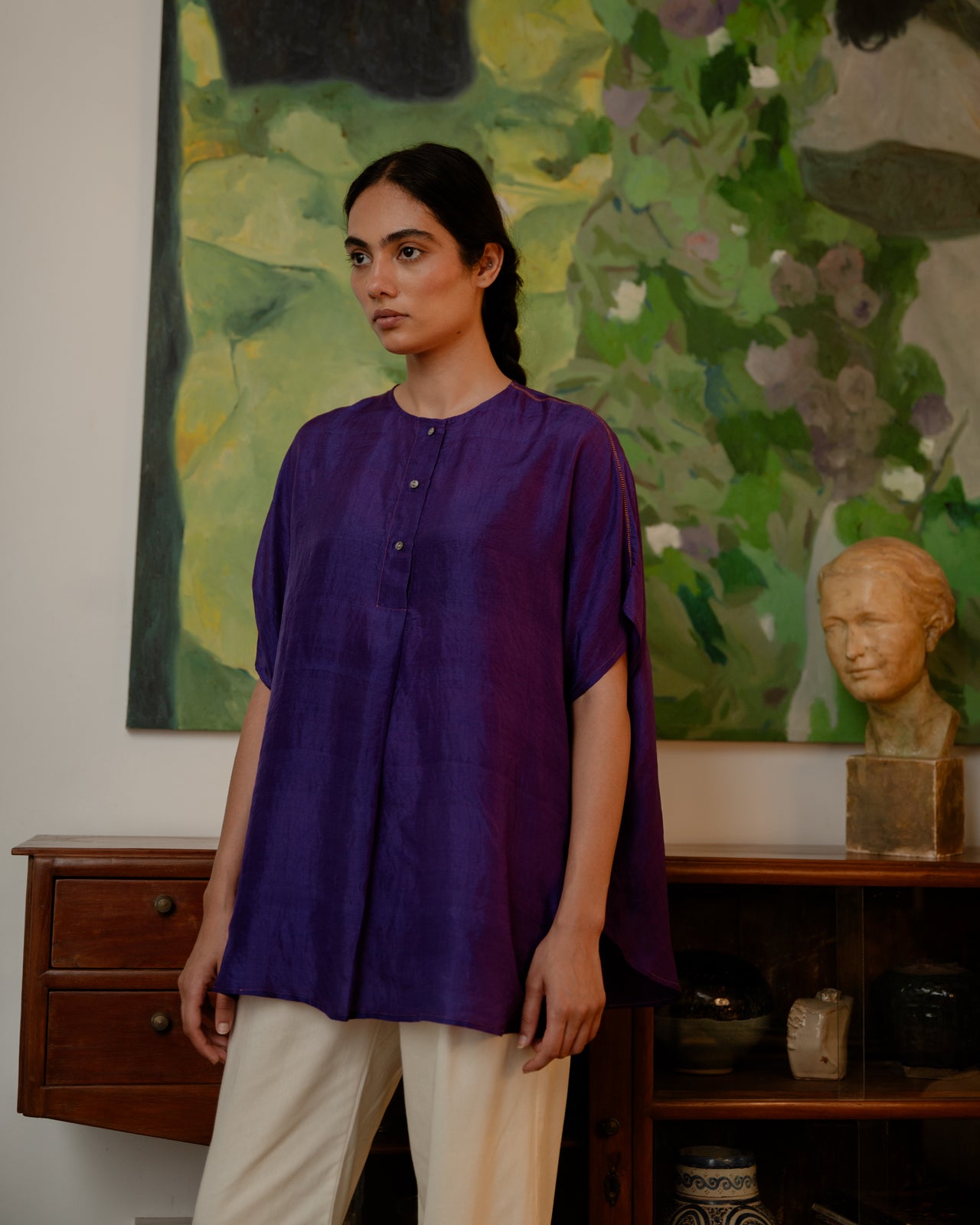 Daisy Top - Purple