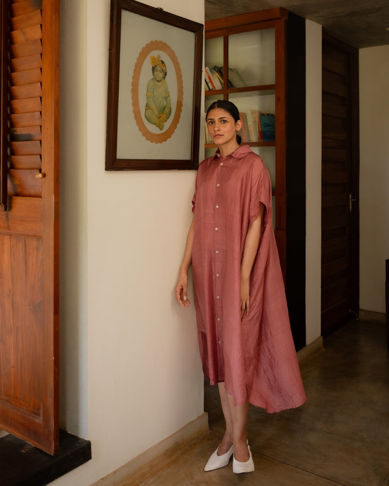 Shirt Dress - Rose
