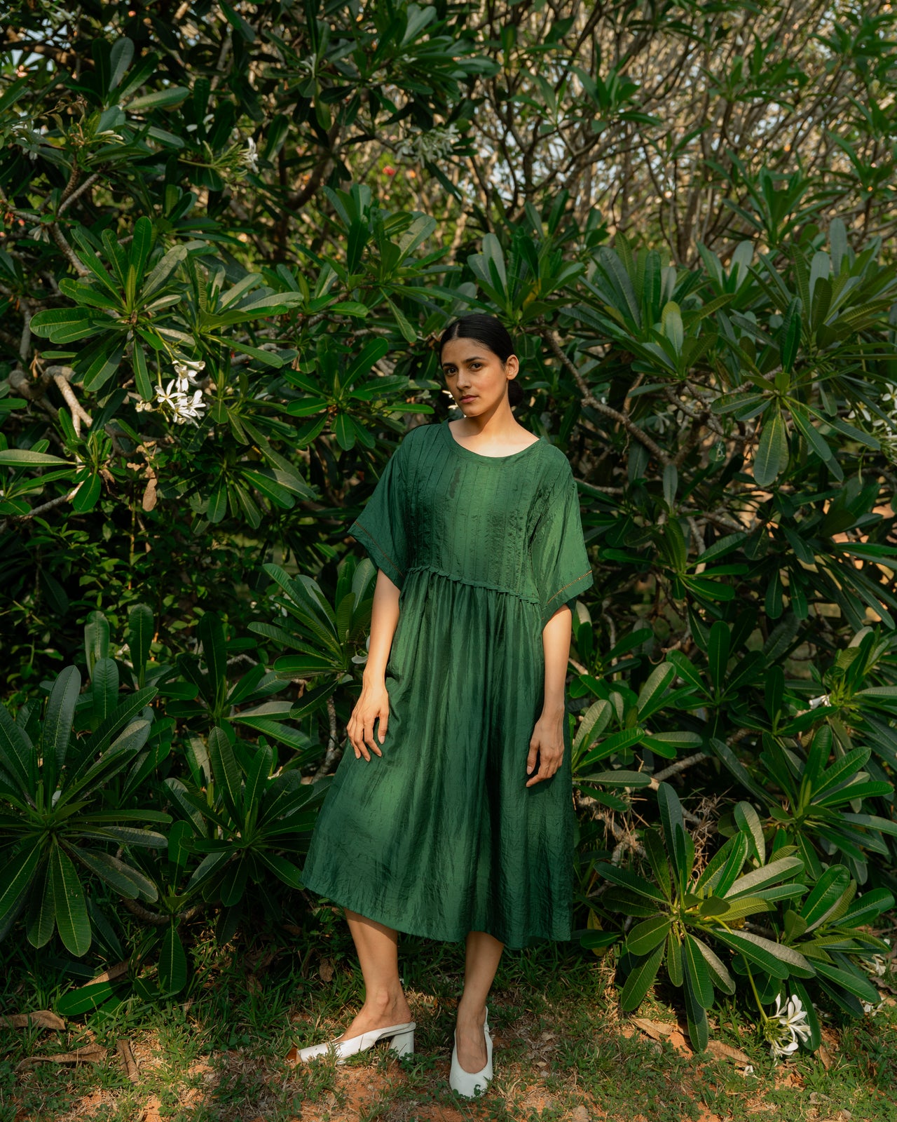Liz Dress - Forest Green