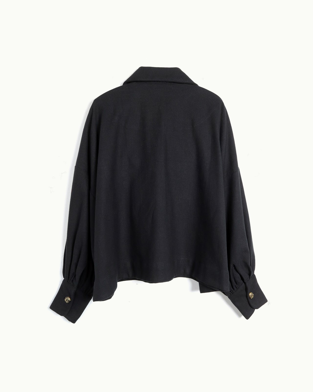 Crochet Shirt Black