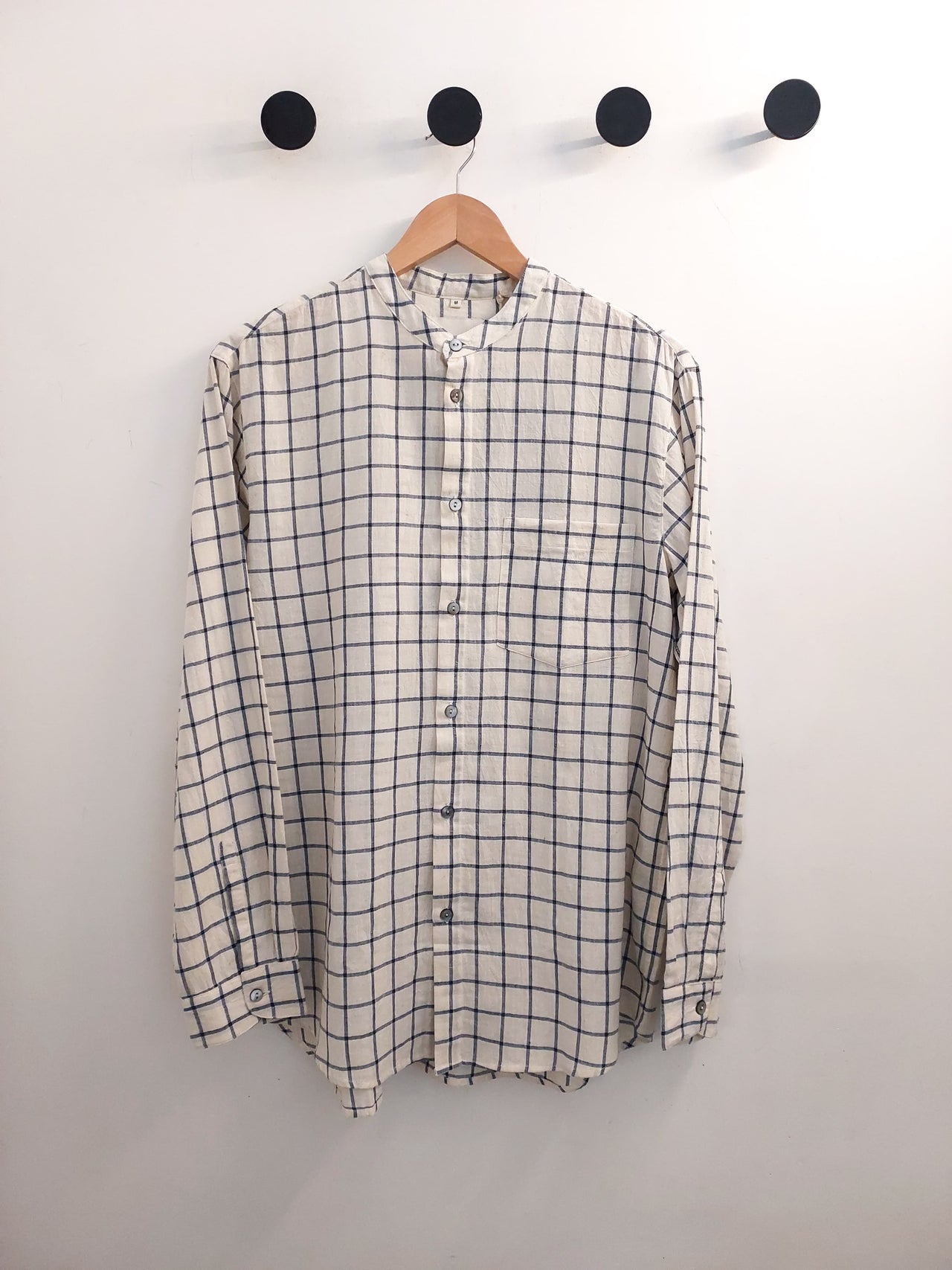 Goodfella Cotton Blue Checks Shirt - 15% OFF