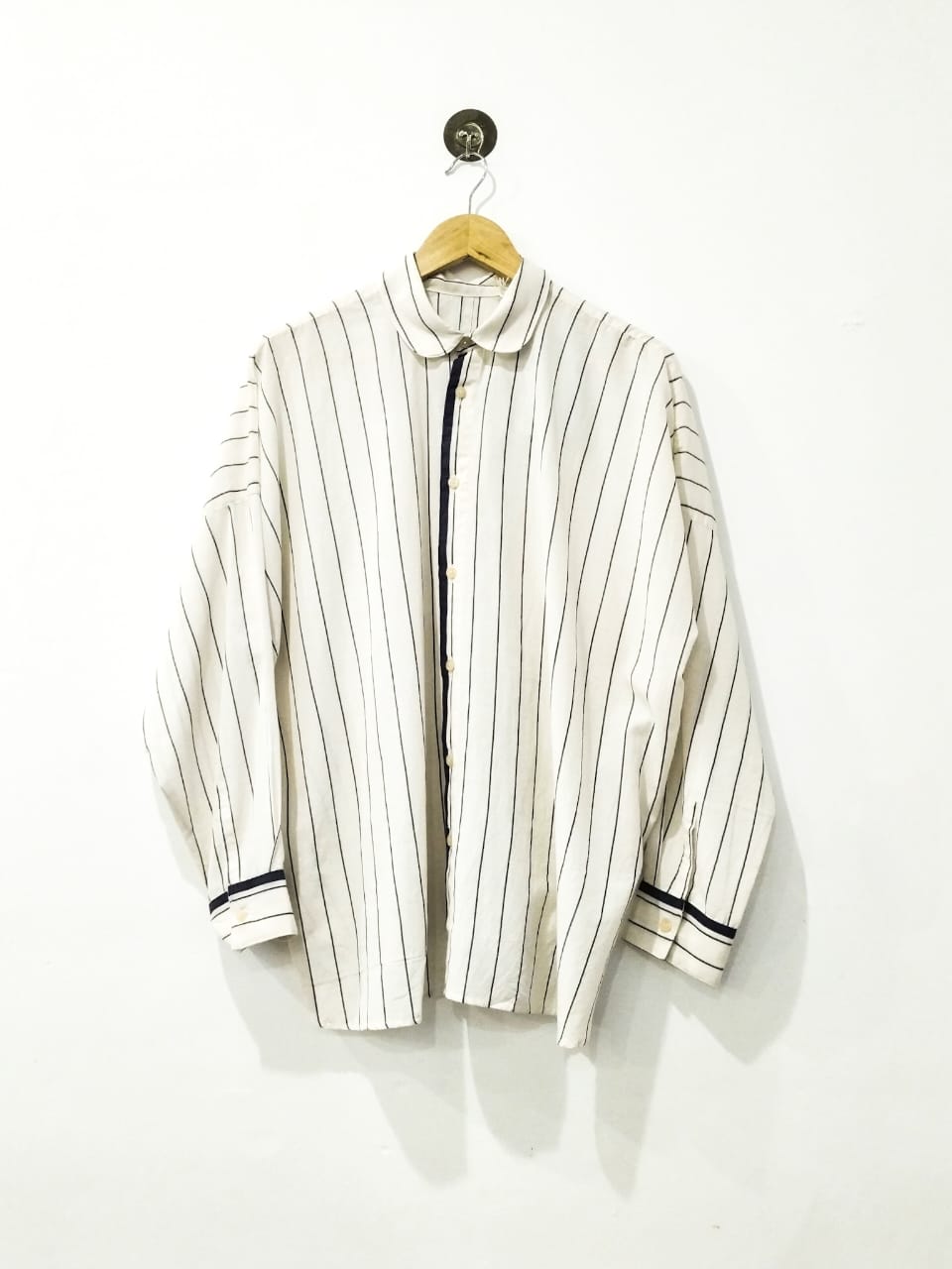 Kala Cotton Handwoven Boxy Shirt  - 20% OFF