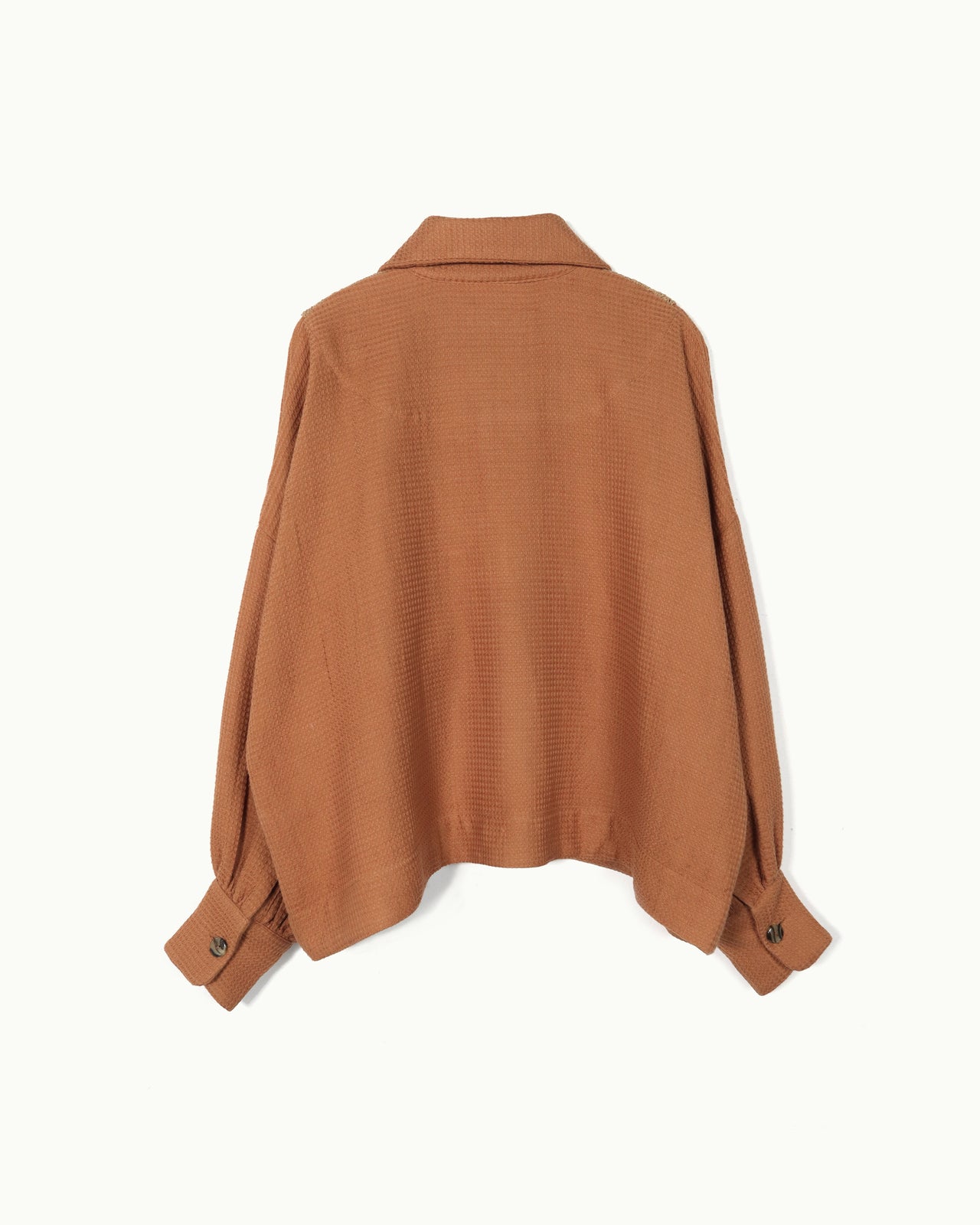 Crochet Shirt  Brown