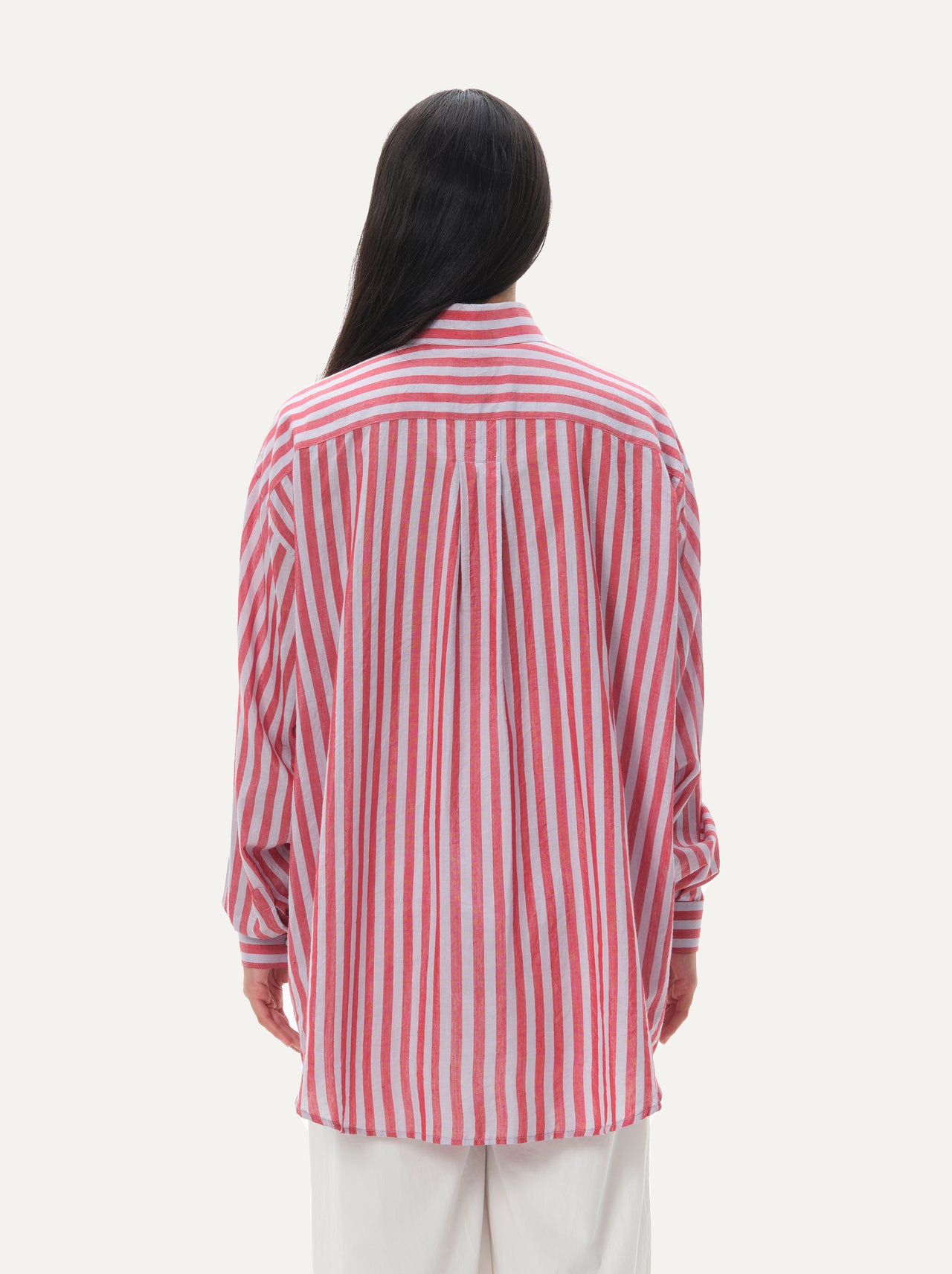 Boyfriend shirt - Temple stripes